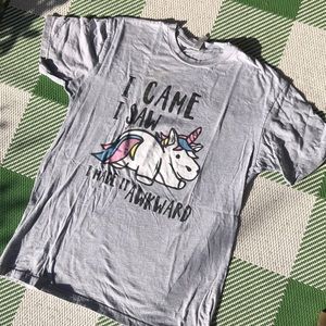 - Next Level Apparel Unicorn Graphics t-shirt